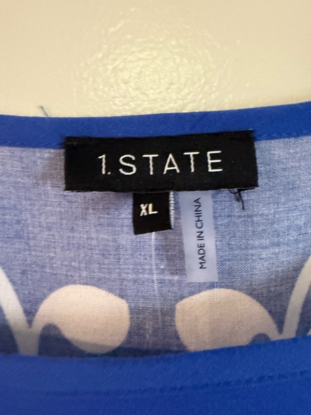 1 StateBlue & White Printed Sundress - - Picture 2 of 3